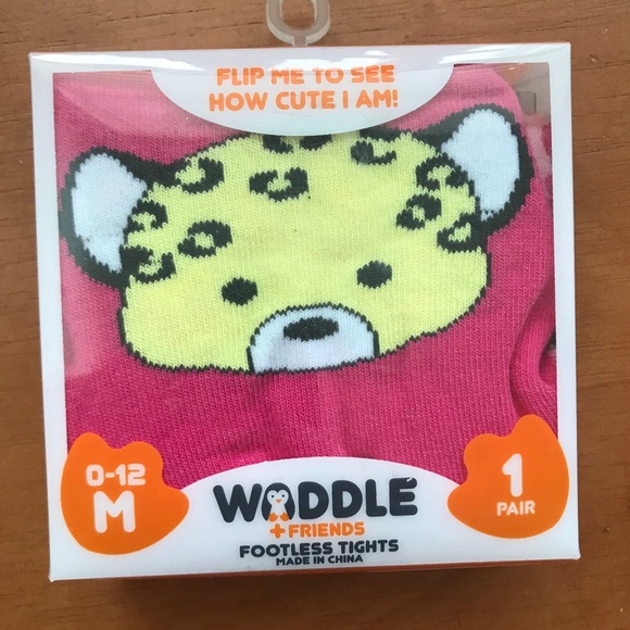 Waddle NEW Footless Tights Penguin Smow Leopard - Picture 6 of 16